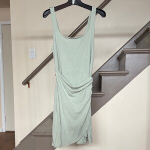 Sage Green Mini Saturn Dress
